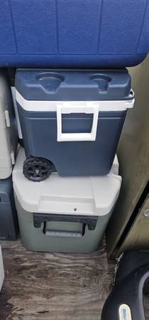 3 like new Coolers 1