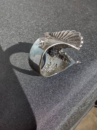 Anillo Vintage de Águila 'Libertad' Talla 8 - $20 (Seattle)63471257677825123