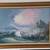 Large Ocean Sea Framed Oil Canvas Painting by Y. Thomas 1 thumbnail