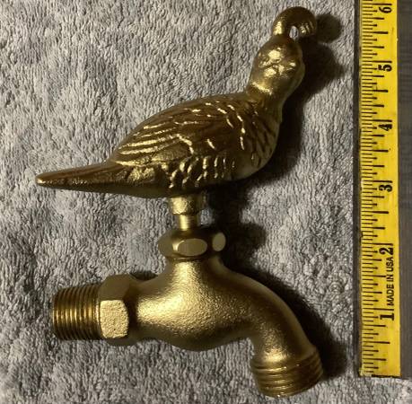 DECORATIVE FAUCET HANDLE —  PARTRIDGE IMAGE 1