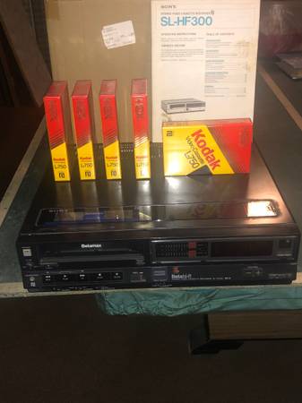 Betamax and New unused Tapes 1