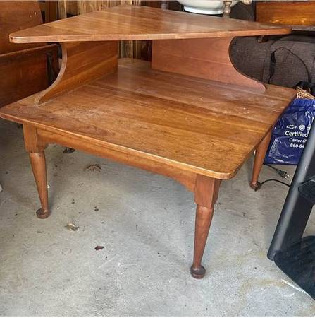 Large corner wedge coffee table 1
