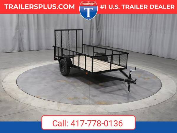 2025 CarryOn 5X10 Utility High Side Trailer Black 1