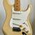 80s Harmony H80T Stratocaster Electric Guitar Strat White Squier 1 thumbnail