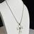VTG ZUNI Bennie Bowekaty Sterling Silver Turquoise 16" Cross Necklace 2 thumbnail