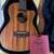 Ammoon UK-24 Concert Acoustic Electric Ukulele Hardcase Excellent 14 thumbnail
