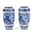 Pair Of George Jones Blue And White Ceramic Vases 1 thumbnail