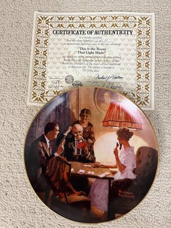 NORMAN ROCKWELL PLATE 1