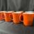 Epic VTG 8pc Burnt Orange PYREX Mug Set, like new! 3 thumbnail