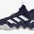 ADIDAS EXHIBIT B MENS BASKETBALL SHOES SIZE 9.5/10 | BLUE/WHITE/GREY 4 thumbnail