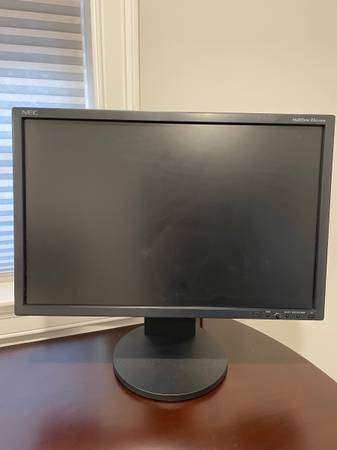 22" NEC widescreen LCD desktop monitor 1