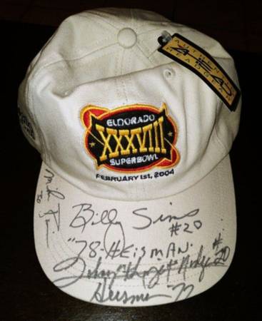 Superbowl heisman trophy winners hat 1