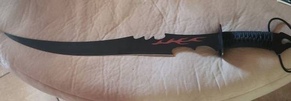 Collectible decorative Sword with Flame Design 1