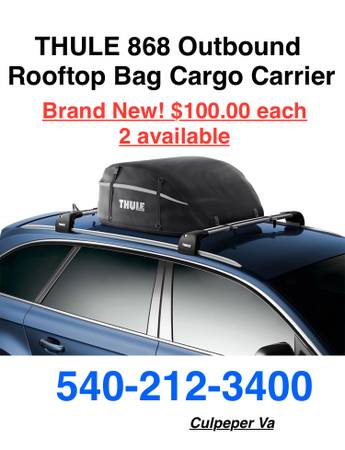 NEW THULE 868 CARGO BAG ROOFTOP CARRIER 1