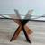Dining Table "Simon Java" with Tempered Glass Top 2 thumbnail
