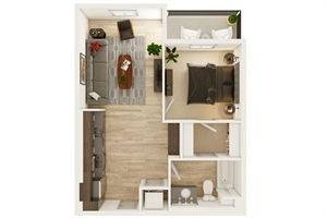 $1,450 / 1br - 666ft2 - Amplio departamento de una habitación y un baño con balcón. ¡¡¡Ocho semanas gratis!!! (Hillsboro)63820795810307120