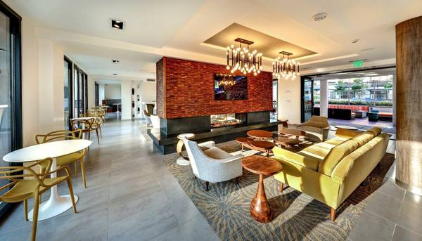 $2,935 / 1br - 736ft2 - Modern Clubhouse Social Lounge, View Image (3330 East Foothill Boulevard, Pasadena, CA)63869888189955121