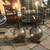 (2) Mid Century/ Danish Modern Blown glass + walnut lamps B23 2 thumbnail