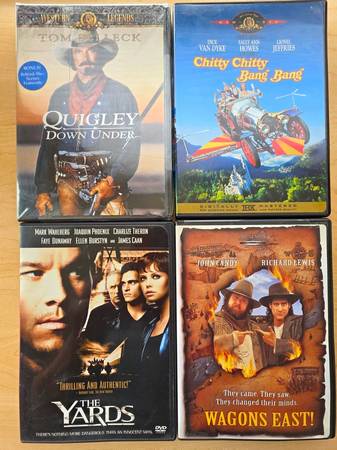 Quigley Down Under, Chitty Chitty Bangbang, The Yards, Wagons East! 1