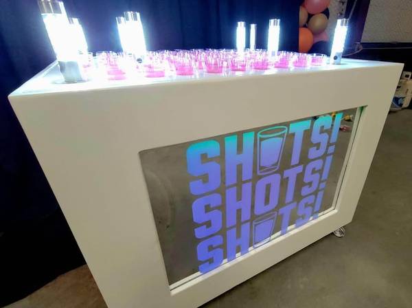 Shot Cart Rental - Bartender - Dry Hire - Shots - mixed drink 1