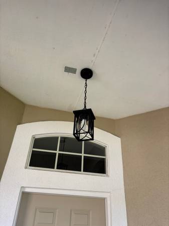 Outside light fixture with dusk till dawn sensor 1