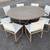RestorationHardwareOutdoor72”RoundTeakDiningTbl&8Sidechairs$2600delivered 1 thumbnail