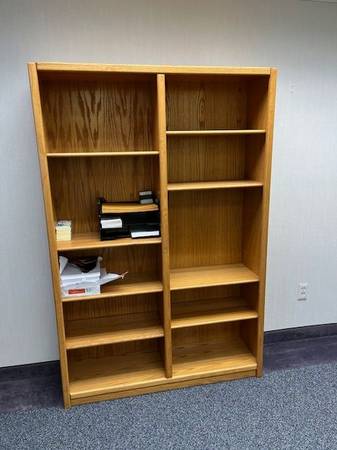 Oak Bookcases 1