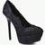 Gorgeous Sz 9 Nordstrom Platform Black LACE pumps - 5.5" Spiked Heel 1 thumbnail