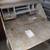 Antique shabby chic letter desk painted silver 3 thumbnail