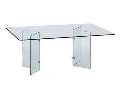 Free - Contemporary Glass Dining Table 1