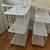 Vintage 2 Cart Rolling 3 Tier Diamond Mesh Shelves EACH... 6 thumbnail
