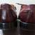Italian Mens Shoes Burgundy Deerskin Johnston & Murphy 9M 10 thumbnail