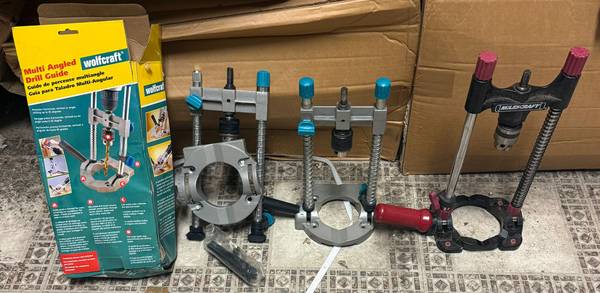 WOLFCRAFT MULTI ANGLED DRILL GUIDE - $25 OBO 1