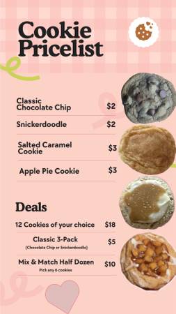 Cookies For sale $2 1