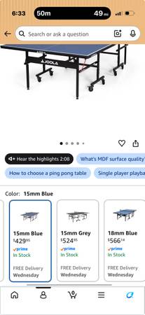 Ping ping table 1