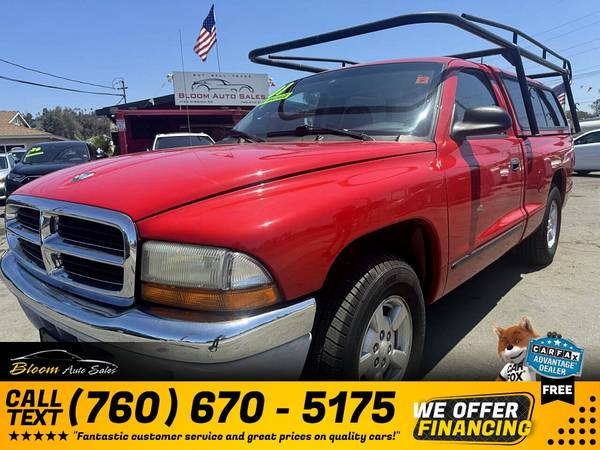2001 Dodge Dakota Base 2dr 2 dr 2-dr Cabina Estándar SB PRECIO AJUSTADO PARA VENDER! - $9,990 (Bloom Auto Sales)63624812744065121