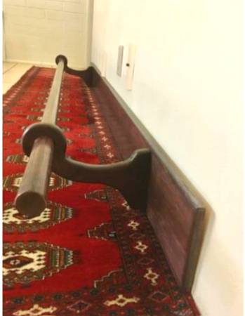 Custom Designed Wall Mounted Ballet Barre 1