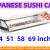 JAPANESE SUSHI Display SASHIMI POKE DELI CASE REFRIGERATOR REFRIGERAT 1 thumbnail