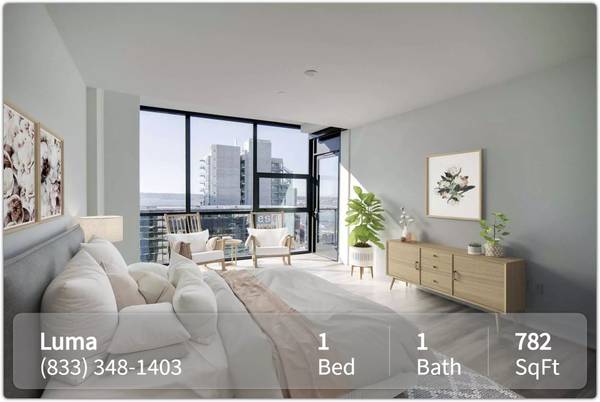 $3,808 / 1br - 782ft2 - ¡Paraíso para mascotas! 1 habitación/1 baño perfecto para compañeros peludos. (San Diego - Little Italy)63878476599939121