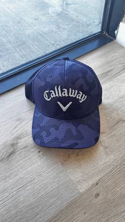 Great Find! Callaway Blue Camo Hat – Snapback Golf Cap 1