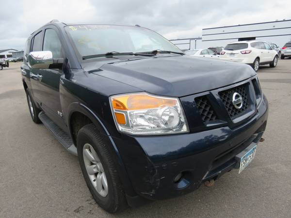 2008 NISSAN ARMADA SE; 4X4; AWD; ASIENTOS DE 3 FILAS; ¡FUNCIONA Y CONDUCIR EXCELENTE! - $4.300 (LITTLE FALLS, MN)63469773054979123