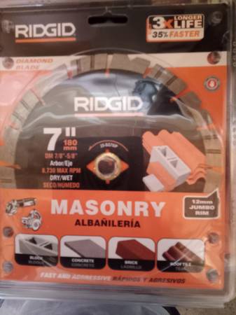 Ridgid diamond blade 1