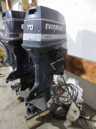 1991 Evinrude 70hp. Outboard Motor 1