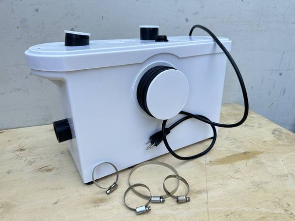 600W Macerator Sewerage Waste Water Sump Pump RV Marine Toilet 1