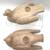 Candle Holders Carved Natural Soap Stone Quail Dove Heavy VTG Keny 4 thumbnail