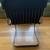CB2 Black Leather + Metal Chair - great condition (retails for $499) 3 thumbnail