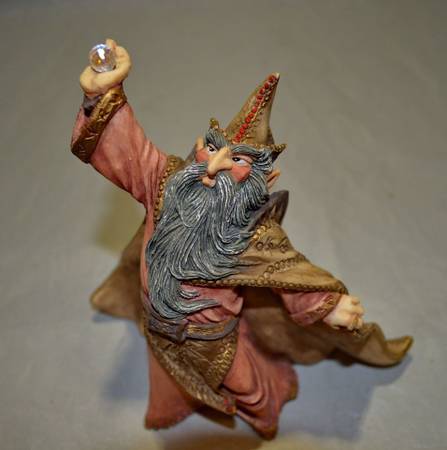 World Of Krystonia Figurine N'Chakk Evil Wizard # 2102 England 1