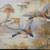 Antique Lithograph of Mallard Ducks - Flying over a Lake - River 3 thumbnail