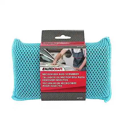 NEW. AutoCraft Microfiber Bug Scrubber for Cleaning Glass & Paint 1