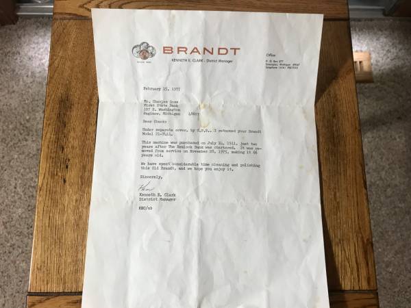Brandt Automatic Cashier 1